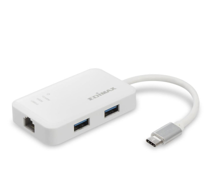 Karta sieciowa Edimax EU-4308 USB-C (1000Mbit) Gigabit + 3xUSB 3.0 HUB
